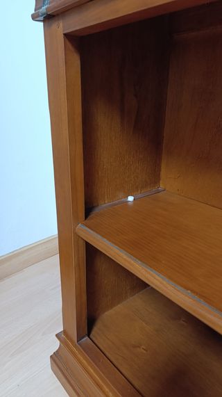 Mobile libreria in legno 125x35x90