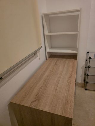 Escritorio con estantería madera nuevo