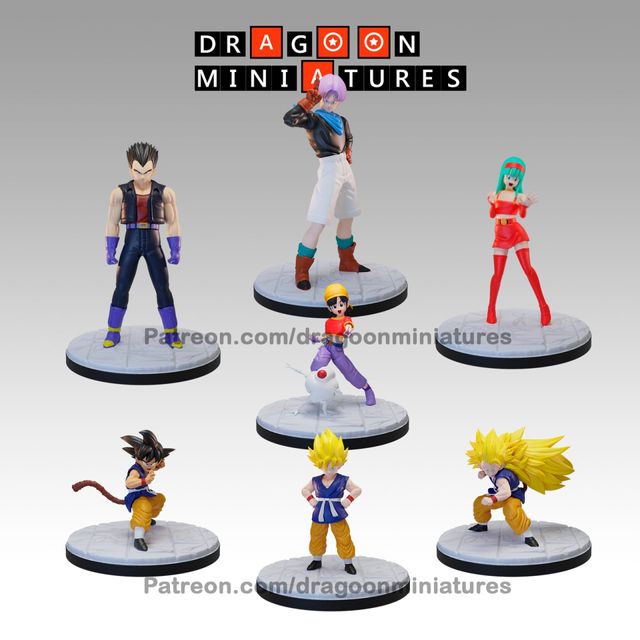 Miniaturas Dragon Ball GT Colección Personajes