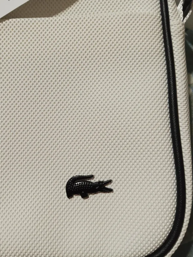 Bandolera Lacoste Blanca