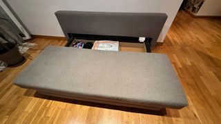 Sofá Cama 3 Plazas Ikea ASARUM Gris