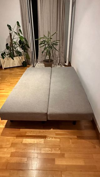 Sofá Cama 3 Plazas Ikea ASARUM Gris