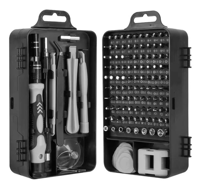 Juego Destornilladores Precisión 115 Piezas