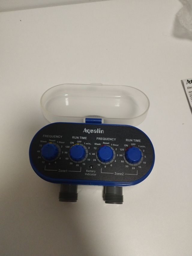 Temporizador riego Aqualin 2 zonas