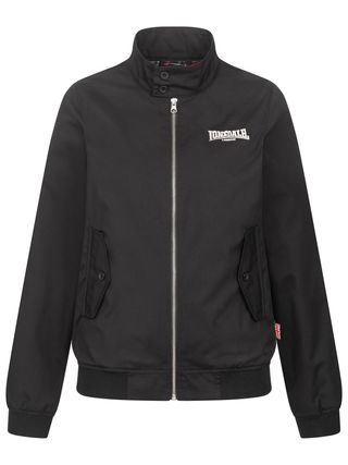 Cazadora Harrington Lonsdale London Negra Mujer