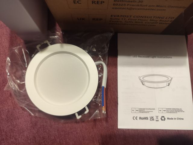 Faretto LED da incasso 12W 6 unità