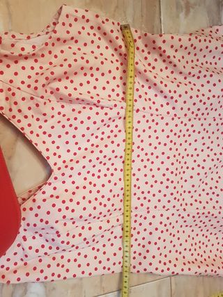 Traje de flamenca lunares rojo