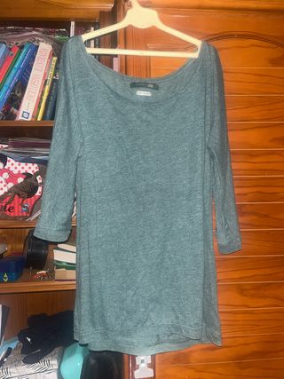 Camisa básica manga 3/4