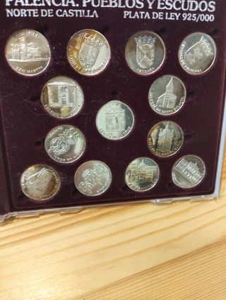 Palencia. Pueblos y Escudos Plata 925