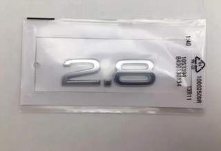 EMBLEMA TRASERO O LATERAL AUDI 2.8