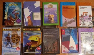LOTE 10 LIBROS LITERATURA INFANTIL Y JUVENIL