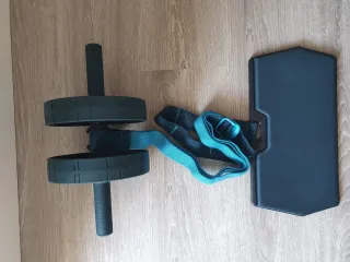 Rueda abdominal con banda y esterilla