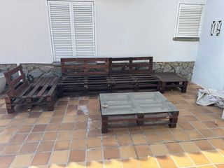 Sofás de palets para jardín