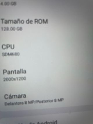 Tablet Lenovo Android Negra 