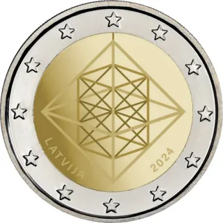 Moneda Conmemorativa Letonia 2024 Puzuris