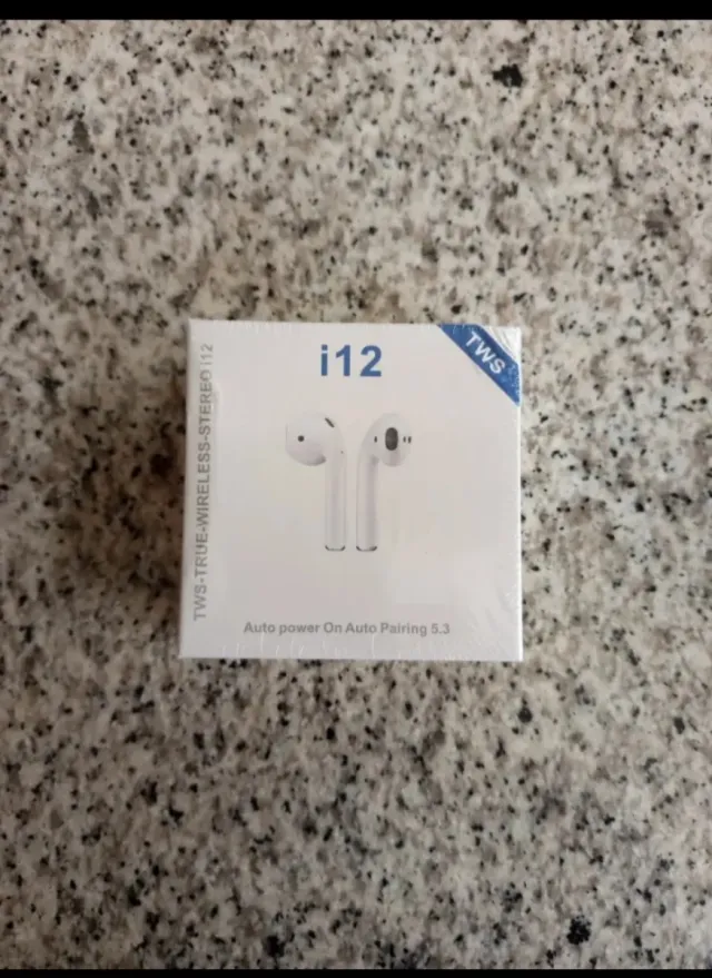 Cascos Inalámbricos i12 TWS Blancos