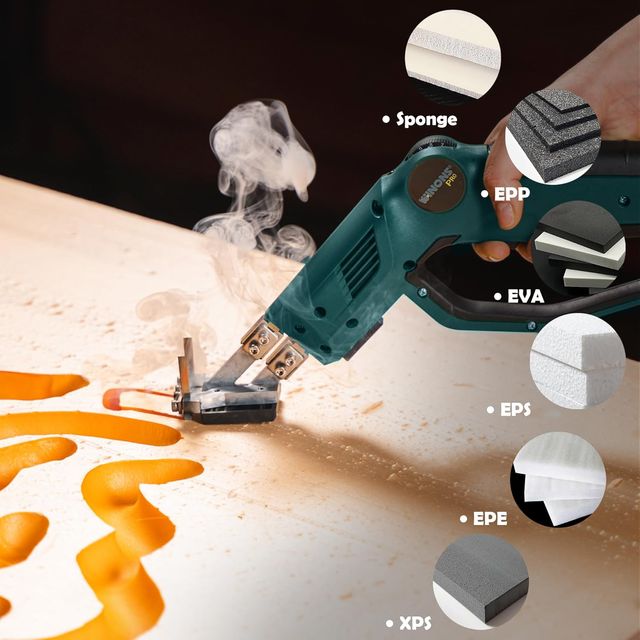 Cortador de Espuma con Ranuradora y Accesorios