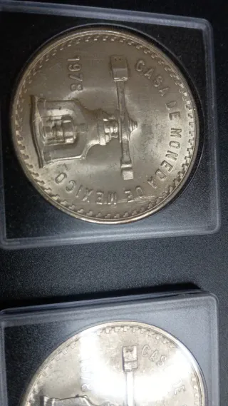 Colección 6 monedas balanzas México plata