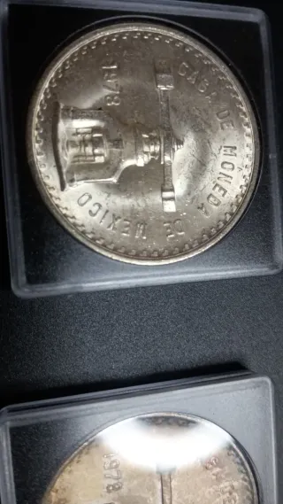 Colección 6 monedas balanzas México plata