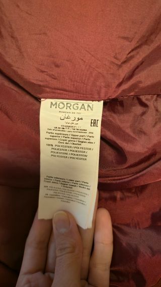 Chaqueta Biker Morgan Talla 38 Roja