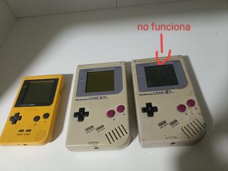 Nintendo Game Boy Amarillo y Beige