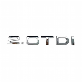 EMBLEMA TRASERO LOGO AUDI 2.0 TDI cromado