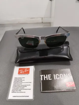 Gafas de sol Ray-Ban Wayfarer Plata B&L