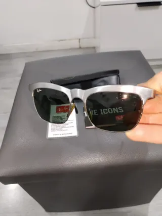 Gafas de sol Ray-Ban Wayfarer Plata B&L