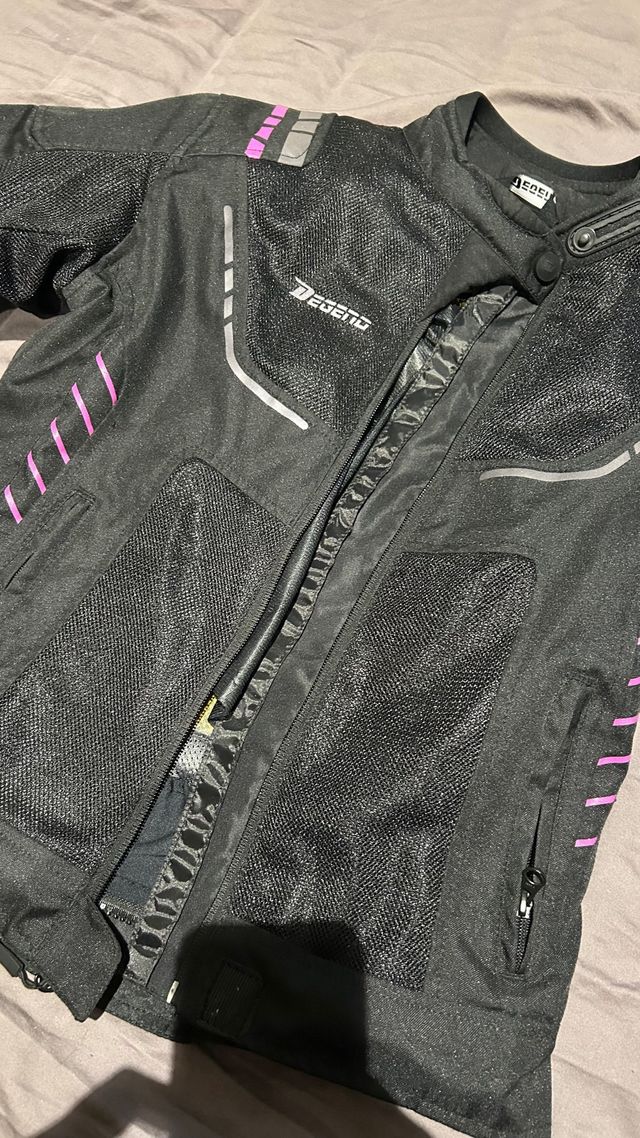 Chaqueta Moto Held Electra Evo Lady Negra/Lila