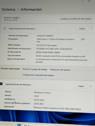Portátil LG Ultra 16UD70R Ryzen 5 1TB FHD nuevo.  