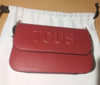Bolso Tous Rojo y Dorado