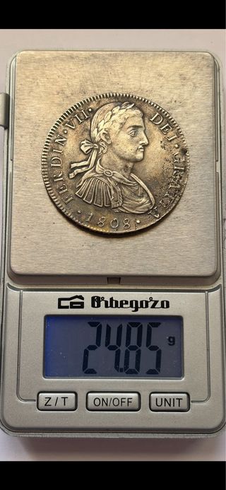 8 Reales 1808 (EBC-) Fernando VII México 