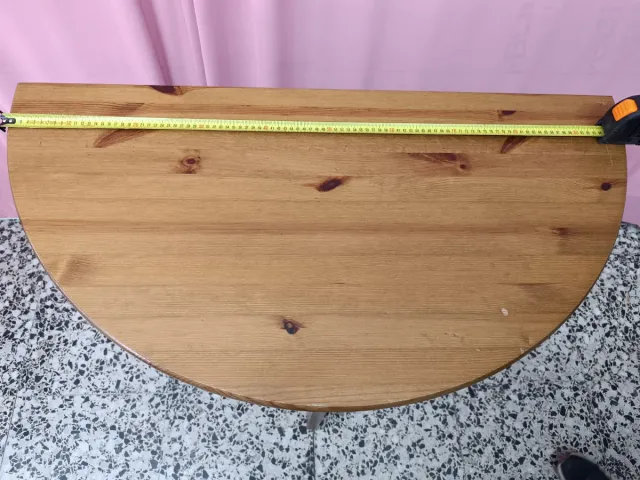 Mesa plegable de madera