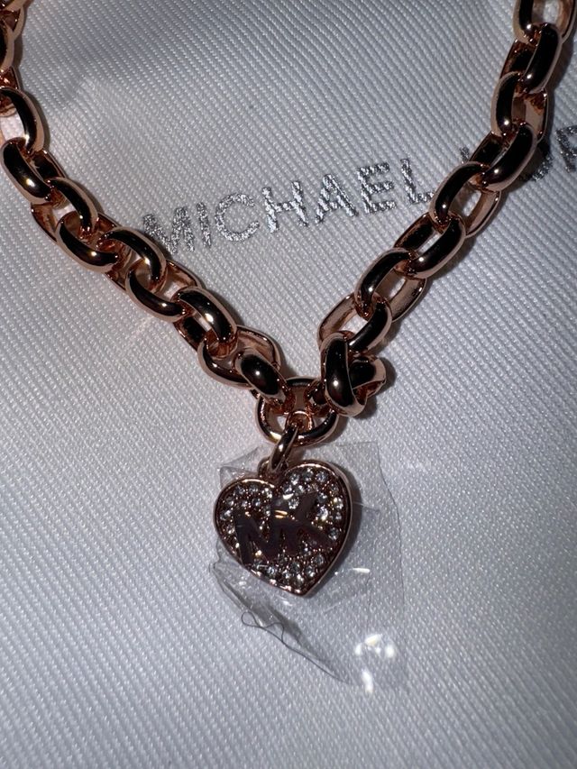 Pulsera Michael Kors Corazón Oro Rosa