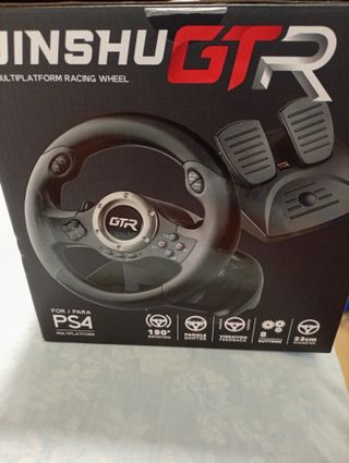 Volante GTR Jinshu Racing Wheel PS4/PS3/XBOX/Pc