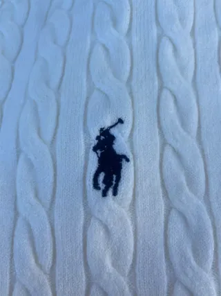 Jersey Polo Ralph Lauren Blanco Nudos