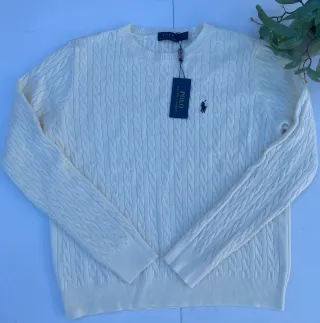 Jersey Polo Ralph Lauren Blanco Nudos