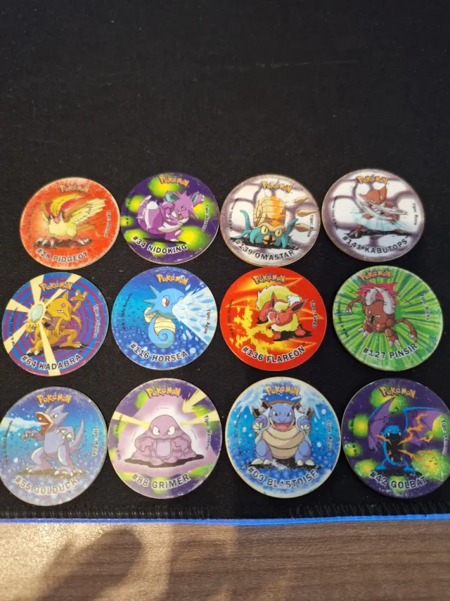 Lote Tazos Pokémon Attack
