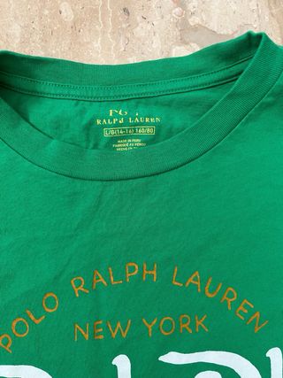 Camiseta Polo Ralph Lauren Verde Algodón 
