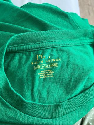 Camiseta Polo Ralph Lauren Verde Algodón 
