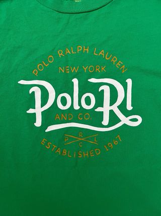 Camiseta Polo Ralph Lauren Verde Algodón 