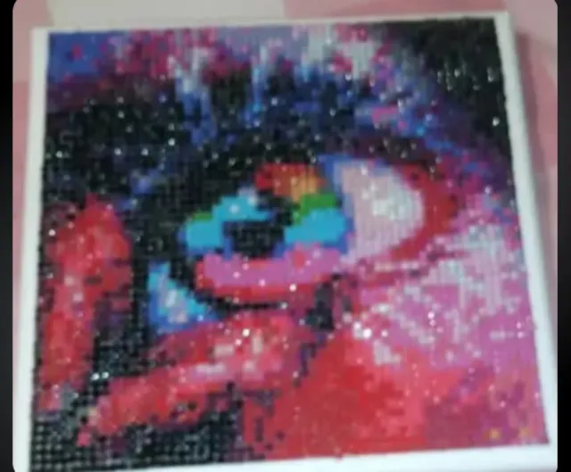 Manualidad Diamante Ojo Multicolor