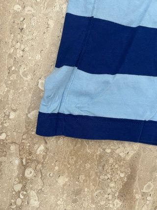 Camiseta Nike Rayas Azules Blancas algodón talla S