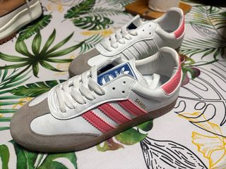 Adidas Samba Blancas y Rosas