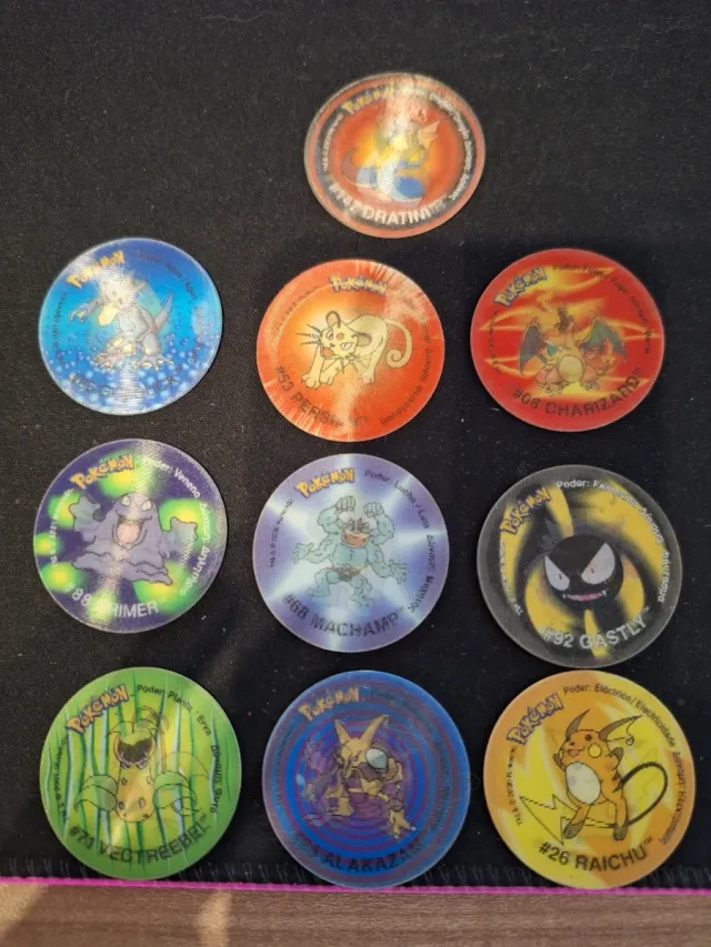 Lote Tazos Pokémon