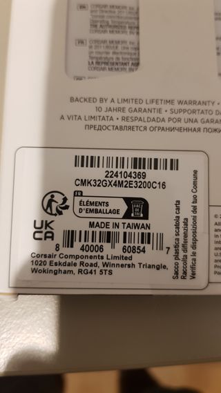 Corsair Vengeance 32GB DDR4 3200MHz