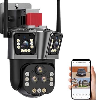 Cámara IP 20MP 10K 20X 5 Lentes—NUEVO