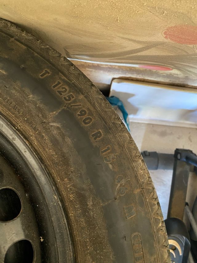 Rueda de recambio 80 km/h