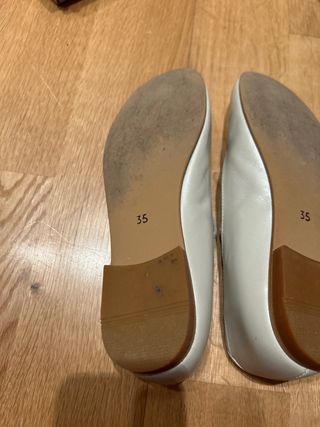 Zapatos comunión talla 35 nacarado beig - Bambi