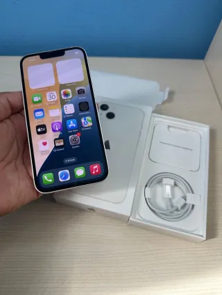 Iphone 13 Blanco 128GB Impecable